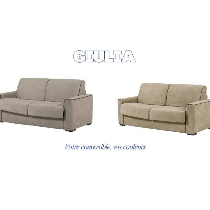 Canapé lit Giulia 20 couchage 140 cm