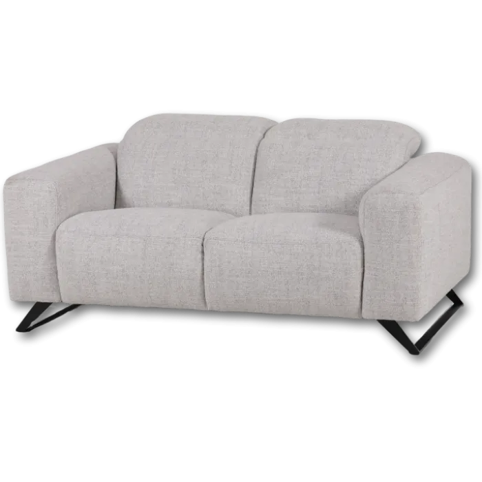 Canapé 2 place KM-6055 Gris clair