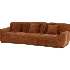 Canapé 3 places Elli rouille