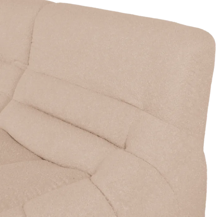 Canapé 3 places en tissu bouclé beige LOUA 2225