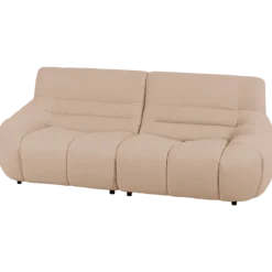 Canapé 3 places en tissu bouclé beige LOUA 2225