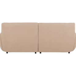 Canapé 3 places en tissu bouclé beige LOUA 2225