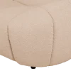 Canapé 2 places en tissu bouclé beige LOUA 2225