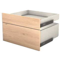 Casa - Tiroir double avec entourage L 60 cm Chêne hickory