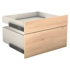 Casa - Tiroir double avec entourage L 60 cm Chêne hickory