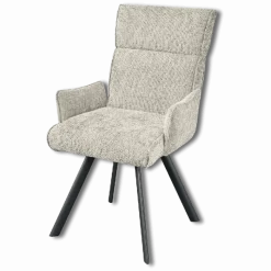 Chaise Ambre (accoudoirs) beige