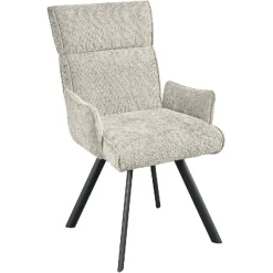 Chaise Ambre (accoudoirs) beige
