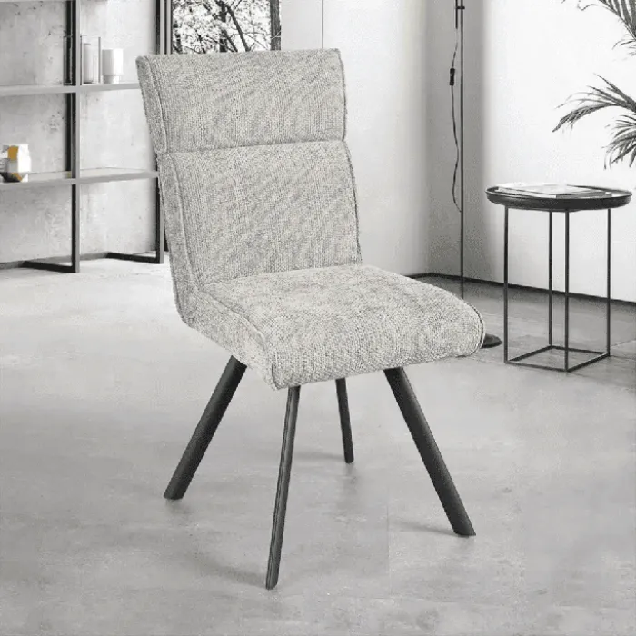 Chaise Ambre (accoudoirs) beige