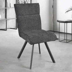 Chaise Ambre gris anthracite