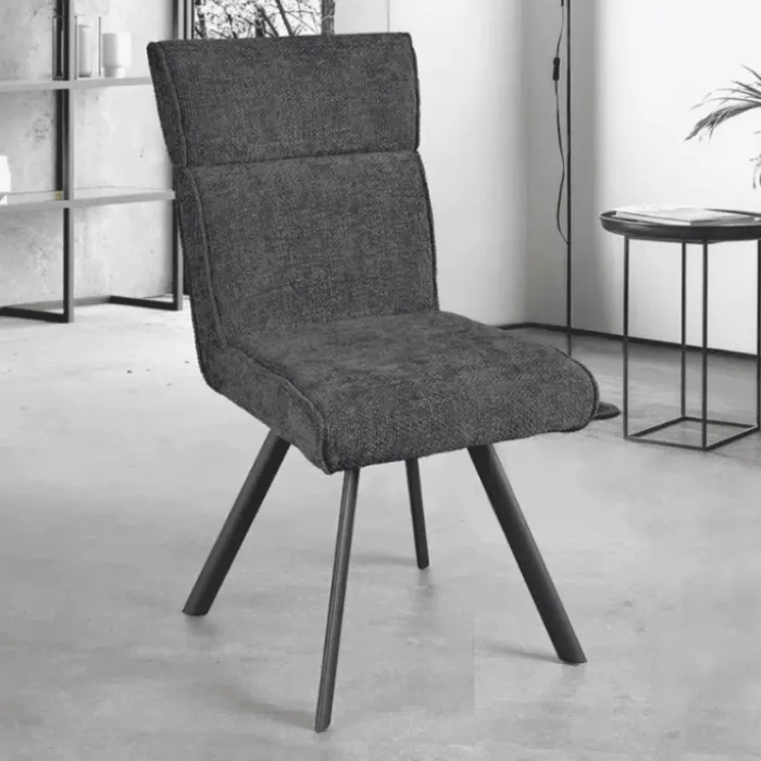 Chaise Ambre gris anthracite