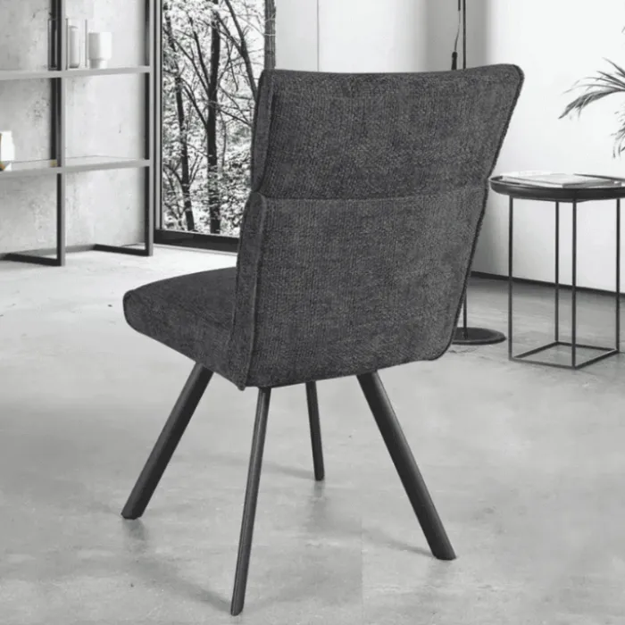 Chaise Ambre gris anthracite