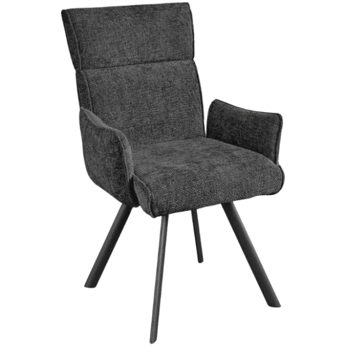 Chaise Ambre gris anthracite