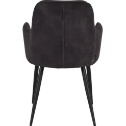 Chaise avec accoudoir Donna 3825 - Goldy anthracite