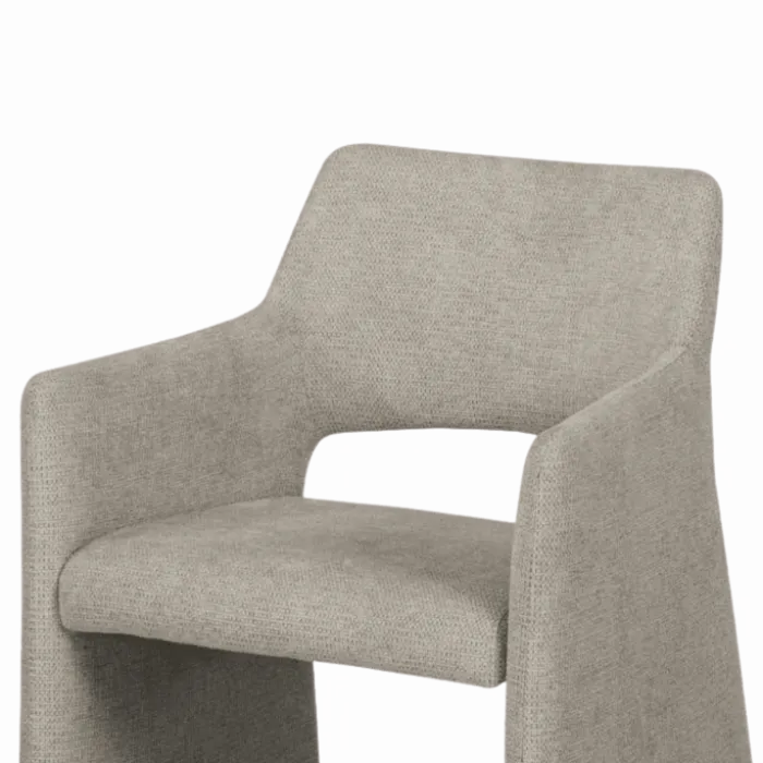 Chaise avec accoudoir Jones art dolphin