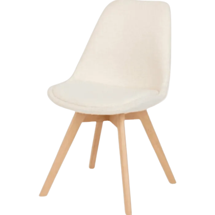 Chaise Baya - bouclette blanche - 202269