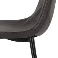Chaise Carina vintage anthracite