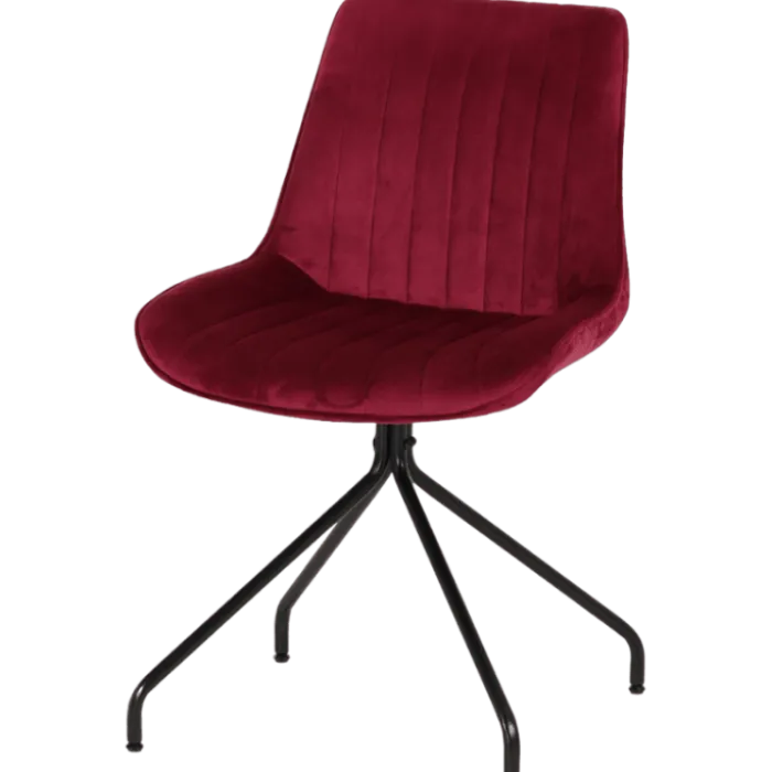 Chaise Cecile rose foncé