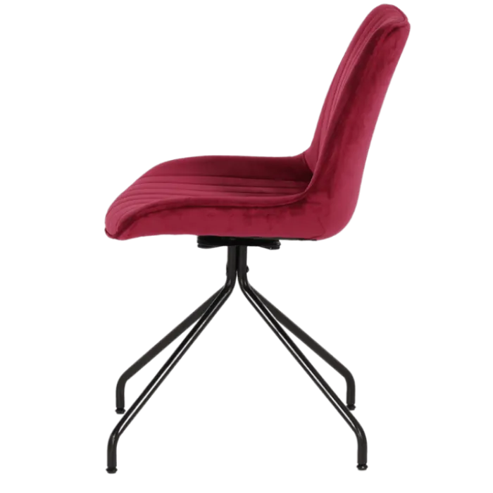 Chaise Cecile rose foncé