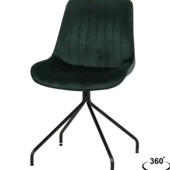 Chaise Cecile vert foncé
