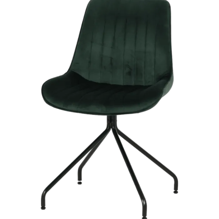Chaise Cecile vert foncé