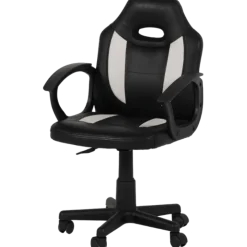 Chaise de burea Lana noir/blanc