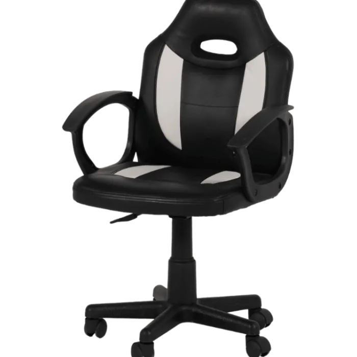 Chaise de burea Lana noir/blanc
