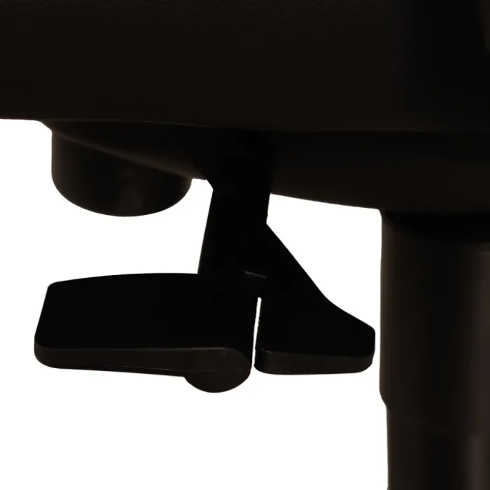 Chaise de bureau en cuir Noir Chief 300