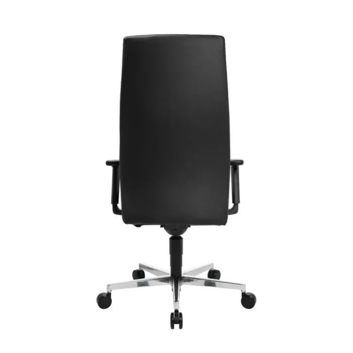 Chaise de bureau en cuir Noir Chief 300
