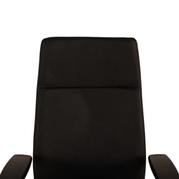 Chaise de bureau en cuir Noir Chief 300