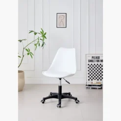 Chaise de bureau junior Bobi blanc