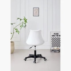 Chaise de bureau junior Bobi blanc