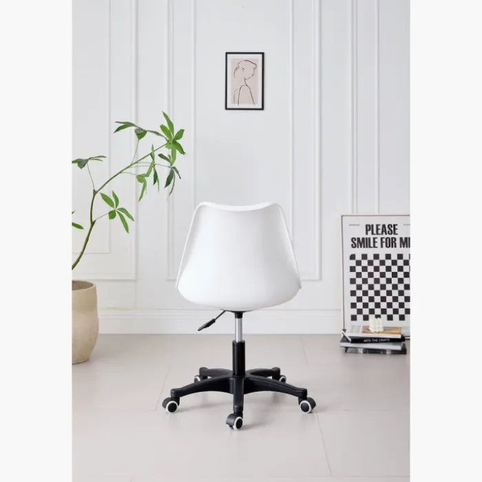 Chaise de bureau junior Bobi blanc