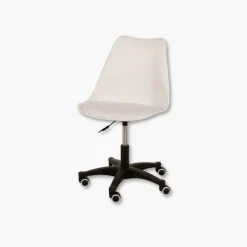 Chaise de bureau junior Bobi blanc