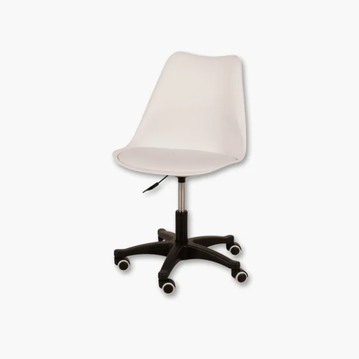 Chaise de bureau junior Bobi blanc