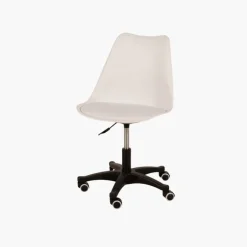 Chaise de bureau junior Bobi blanc
