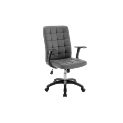 Chaise de bureau Luka gris 9709-3