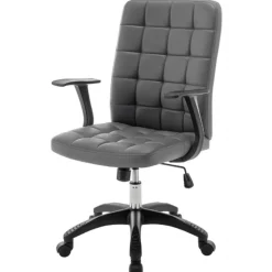 Chaise de bureau Luka gris 9709-3