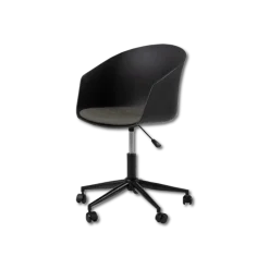 Chaise de bureau Moon noir