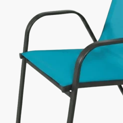 Chaise de jardin Anduze bleu