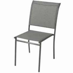 Chaise de jardin Oleron tissu gris