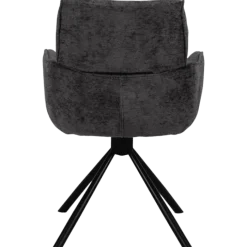 Chaise Denise pivotante anthracite