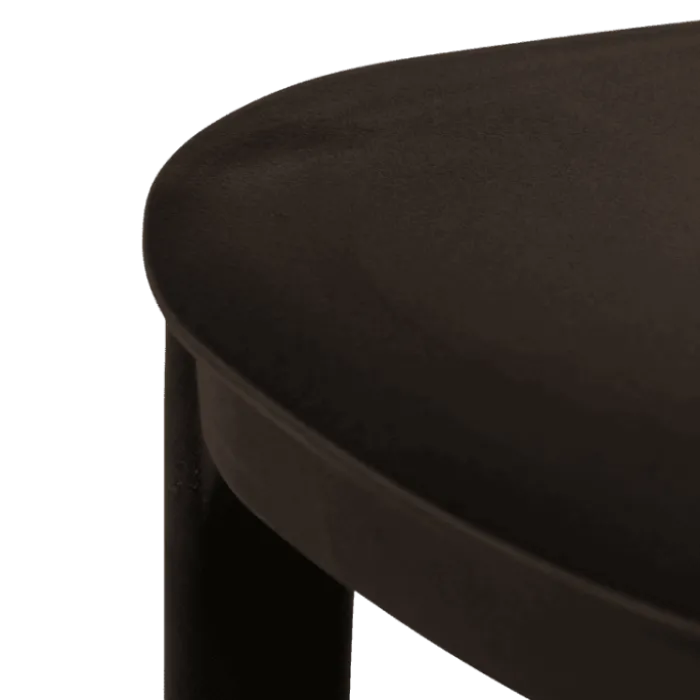Chaise empilable Alba - Noir