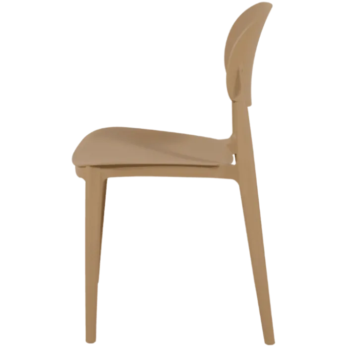 Chaise empilable Alba taupe