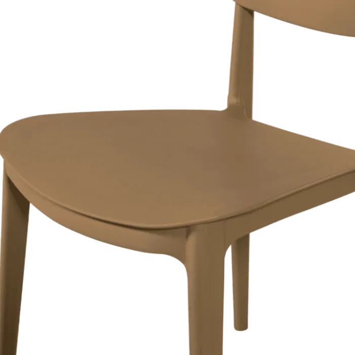 Chaise empilable Alba taupe