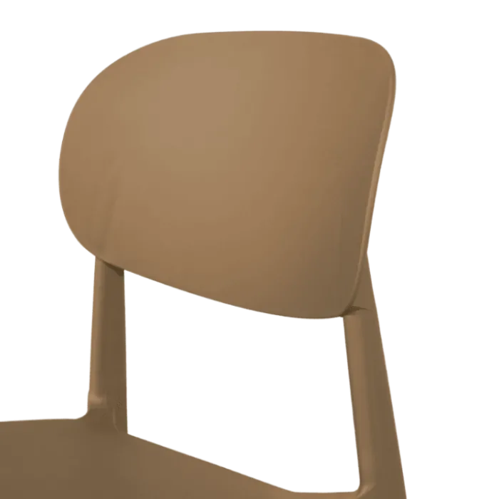 Chaise empilable Alba taupe