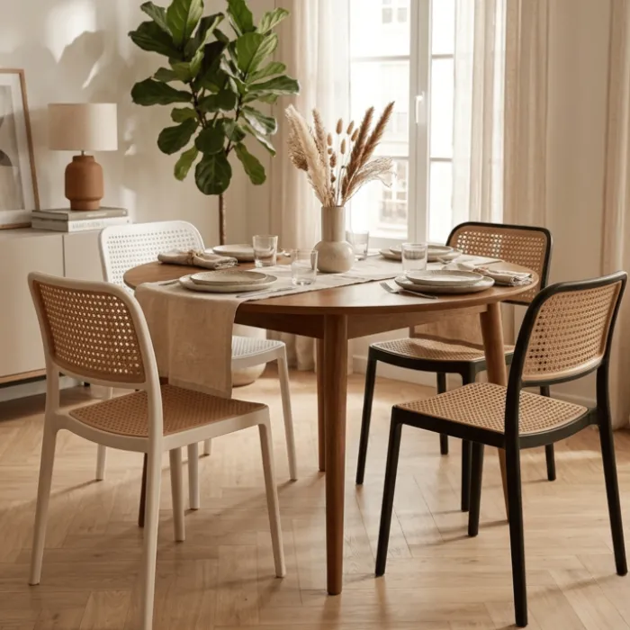 Chaise empilable Eliot blanc