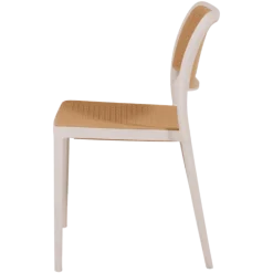 Chaise empilable Eliot blanc