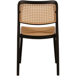 Chaise empilable Eliot Noir