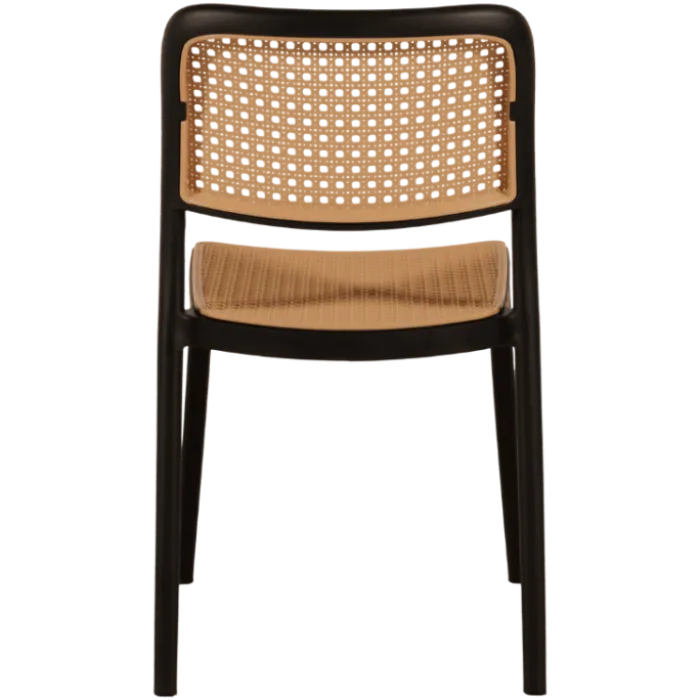 Chaise empilable Eliot Noir