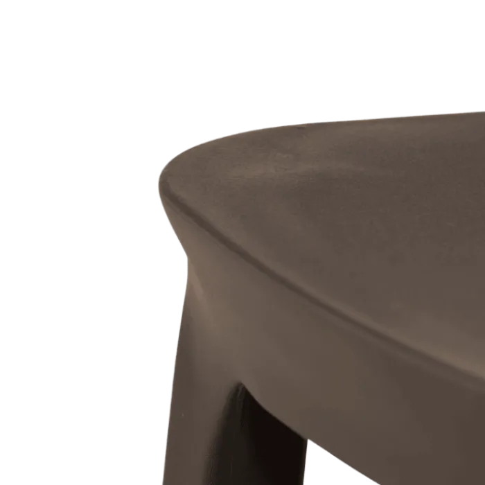 Chaise empilable Lilo gris anthracite